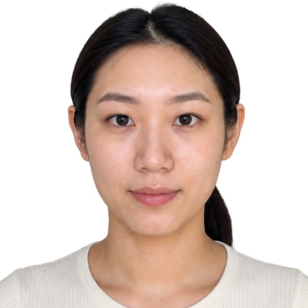 Square two by two inch result for young woman with a ponytail